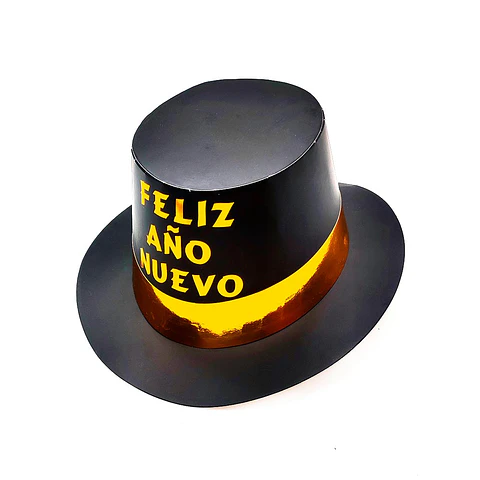 Gorro copa carton f.an negro x1