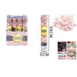 Tubo lanza confeti pesos x1