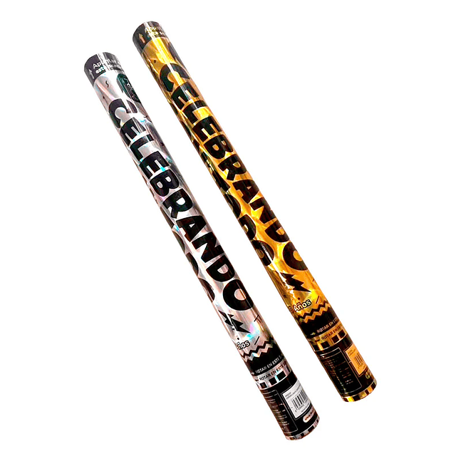 Cañon lanza confeti 100cm x 1