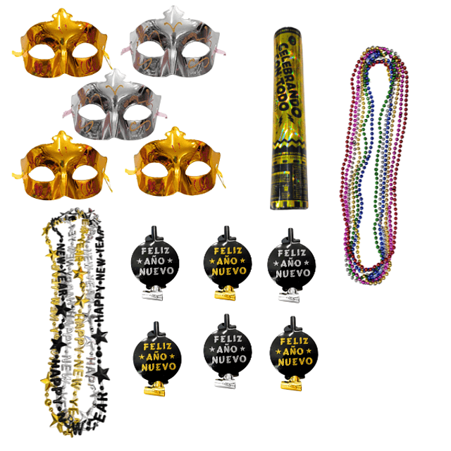 Pack Cotillon Fiesta Año Nuevo Top