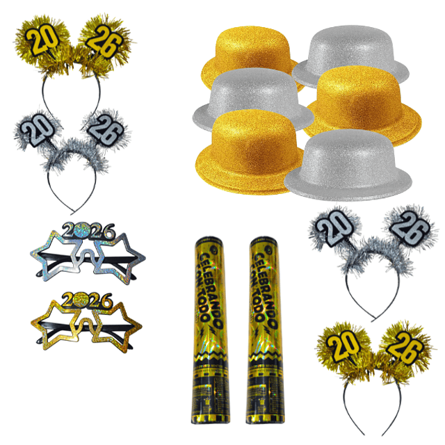 Pack Cotillon Fiesta Año Nuevo 