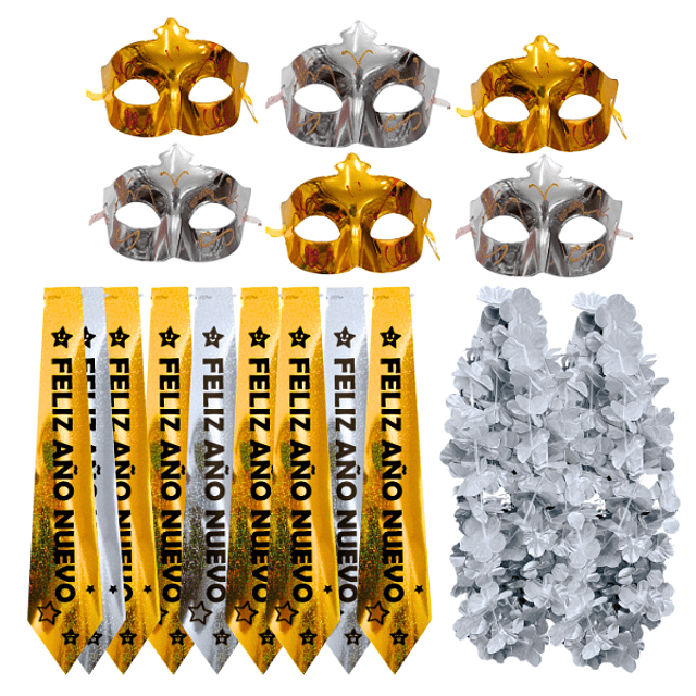 Pack Cotillon Fiesta Año Nuevo 