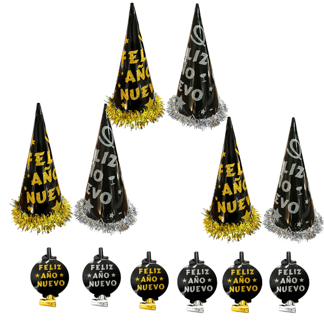 Pack Cotillon Fiesta Año Nuevo Basic