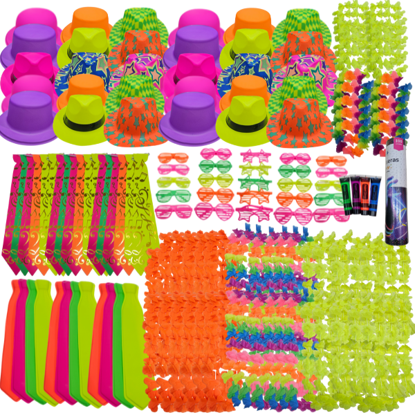 Pack Cotillón Fiesta Flúor 249 Art.