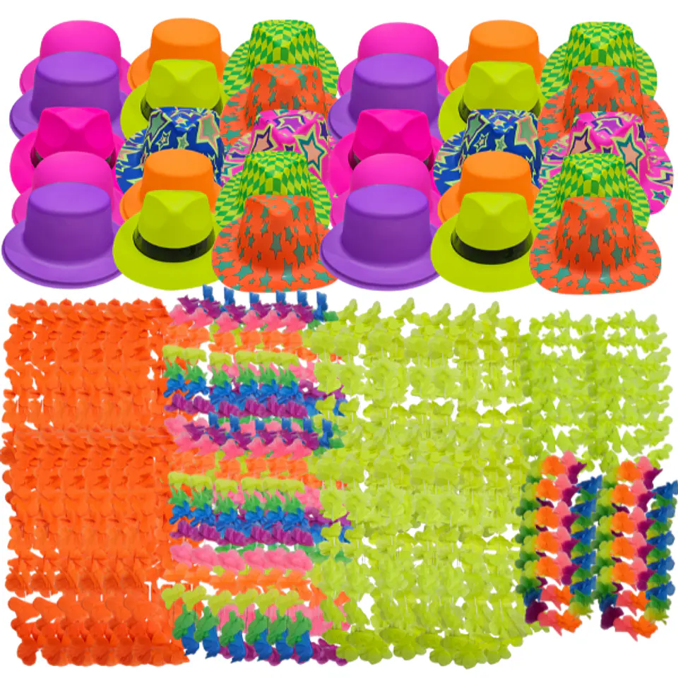 Pack Cotillón Fiesta Flúor 249 Art. 2