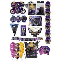 Set de cumpleaños Merlina