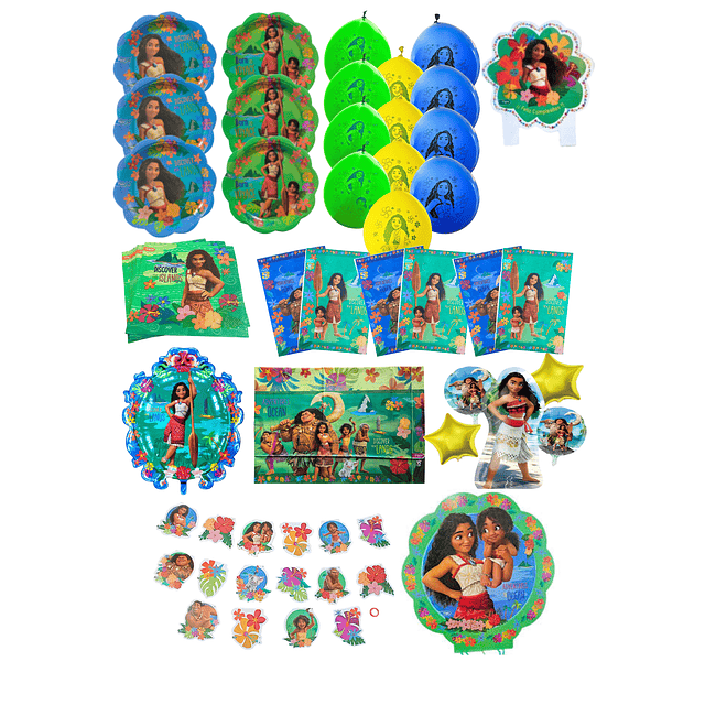 Set de cumpleaños Moana