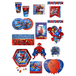 Pack de cumpleaños Spider man