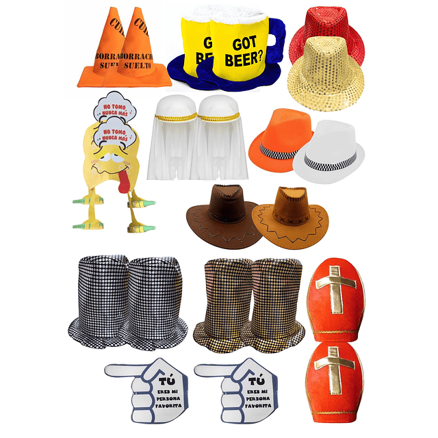 Pack Gorros entretenidos