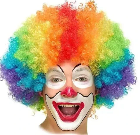 Peluca de Payaso  afro