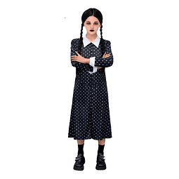 Disfraz Merlina addams  Vestido infantil