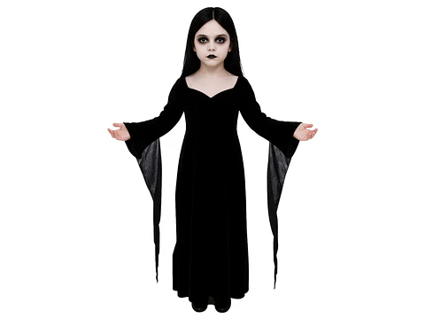 Morticia addams infantil