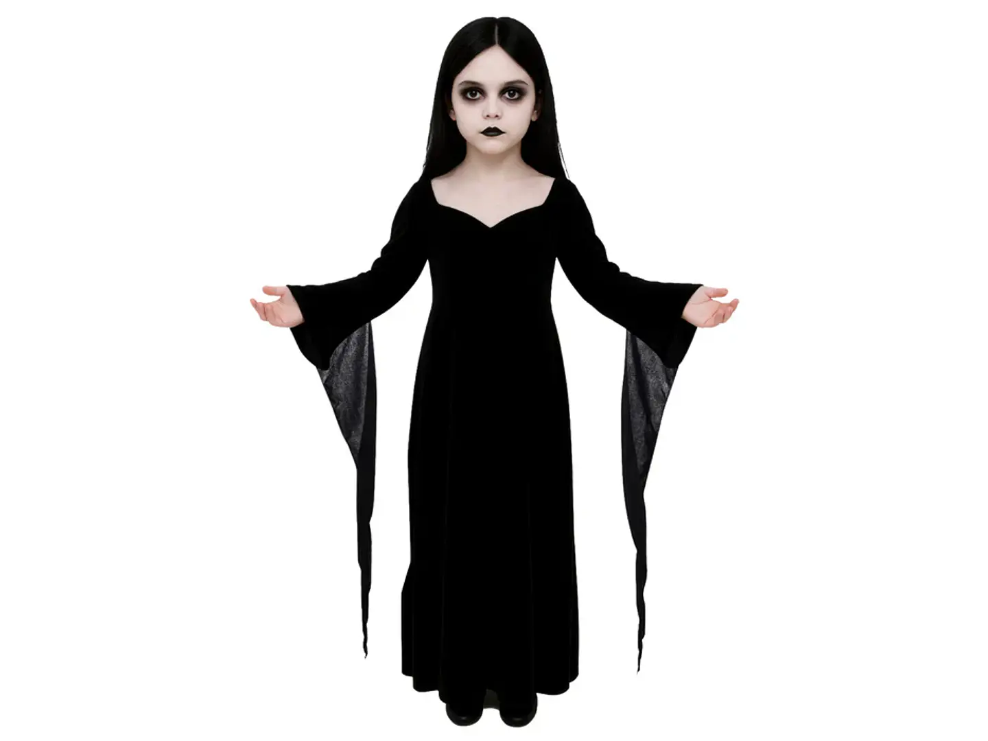 Morticia addams infantil 1