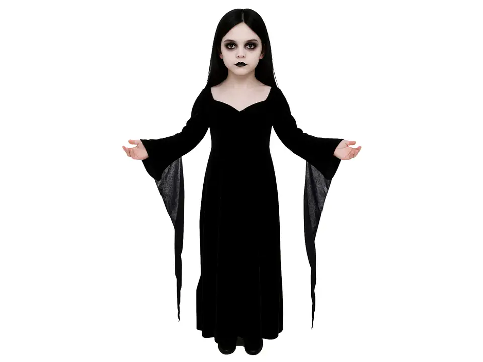 Morticia addams infantil 1
