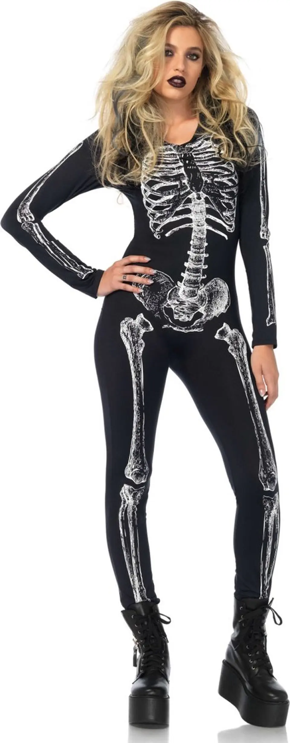 Disfraz X-Ray Eskeleton Catsuit Talla L 1