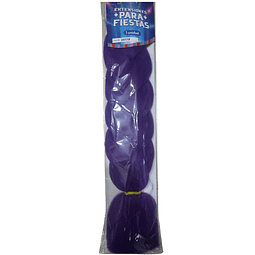 Extension de pelo trenzado Morado