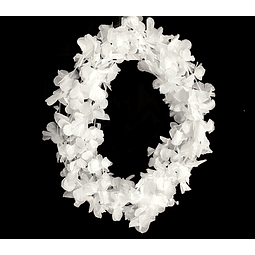 Pack Collares de flores blanco (36 unidades)