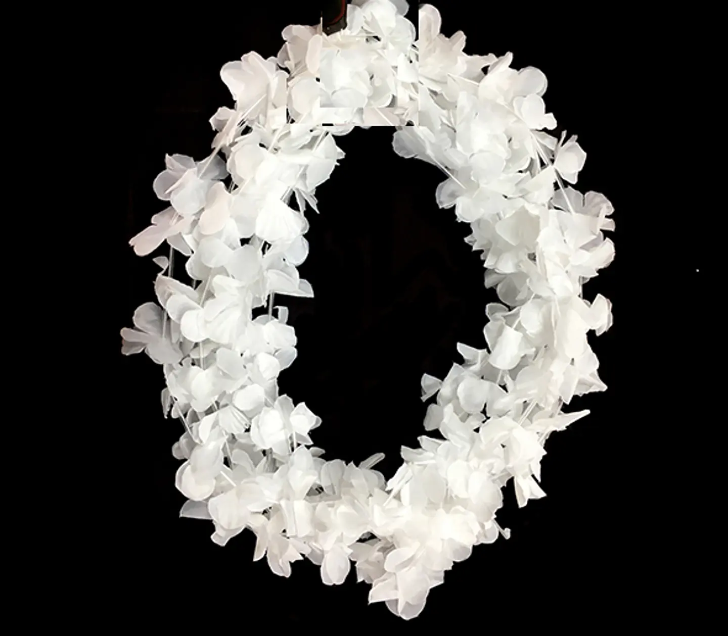 Pack Collares de Flores Blanco (36 unidades) 1