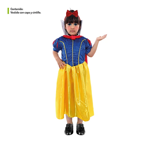 Disfraz Princesa Azul Blanca Nieves Infantil