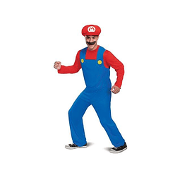 Traje Albañil Rojo Adulto - Talla M