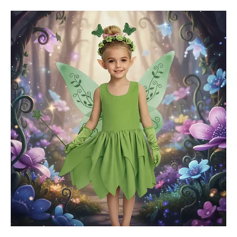 Disfraz Hada Verde Infantil