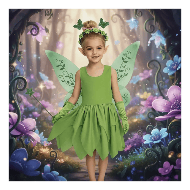 Disfraz Hada Verde Infantil