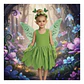 Disfraz Hada Verde Infantil - Miniatura 1