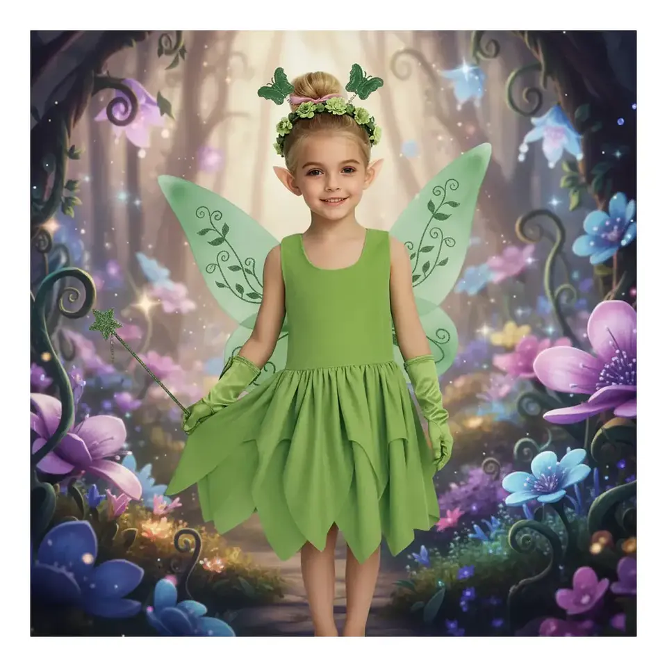 Disfraz Hada Verde Infantil 1