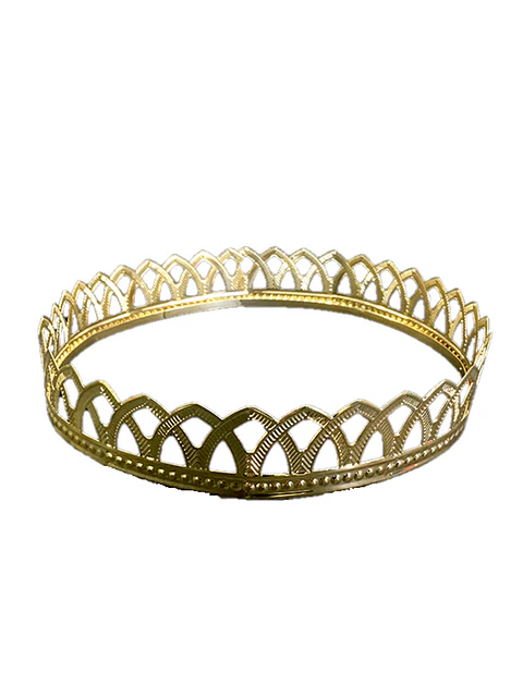 Corona Metalica Rey Dorado