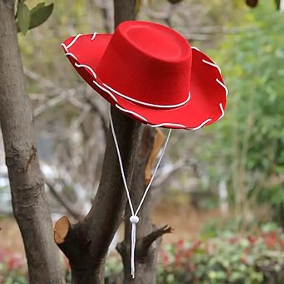 Gorro Entretenido Vaquerita Rojo infantil 2