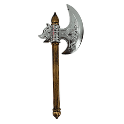 Hacha guerrero dorada 