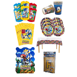 Pack de cumpleaños Sonic para 6 personas