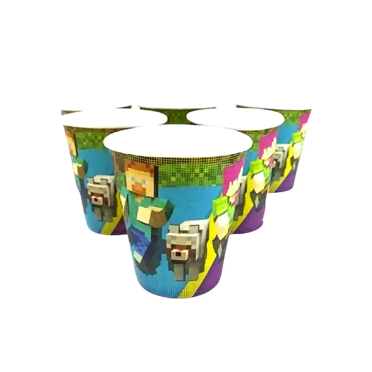 Vasos Polipapel Minecraft 1