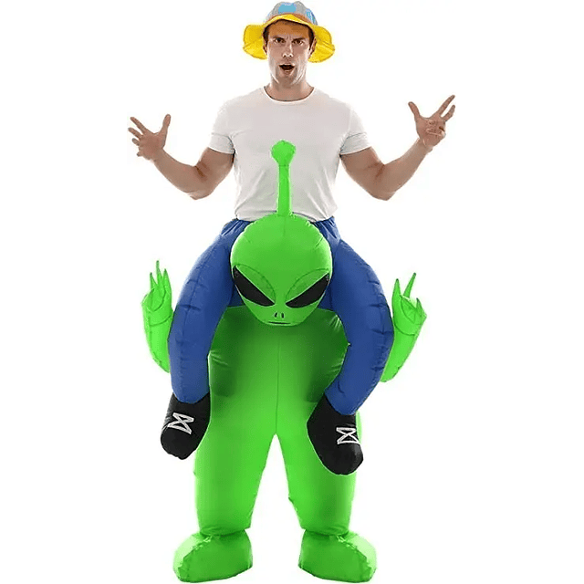 Disfraz Inflable Alien Ride Adulto