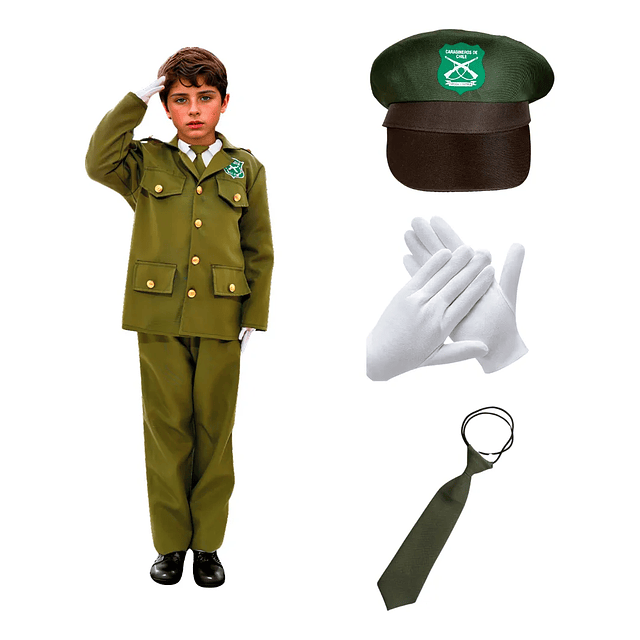 Disfraz Traje de Cabinero + Gorro - Infantil