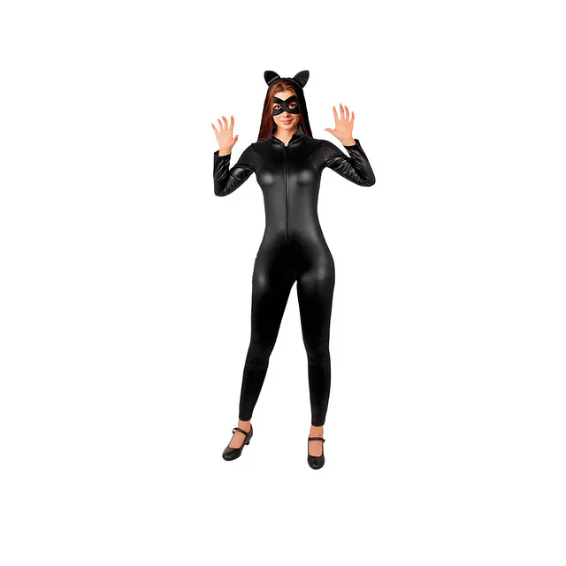 TRAJE GATA NEGRO ADULTO