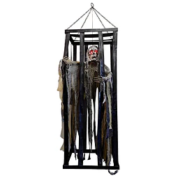 Esqueleto enjaulado animatronic