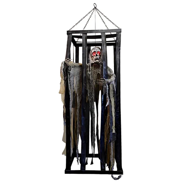 Esqueleto enjaulado animatronic