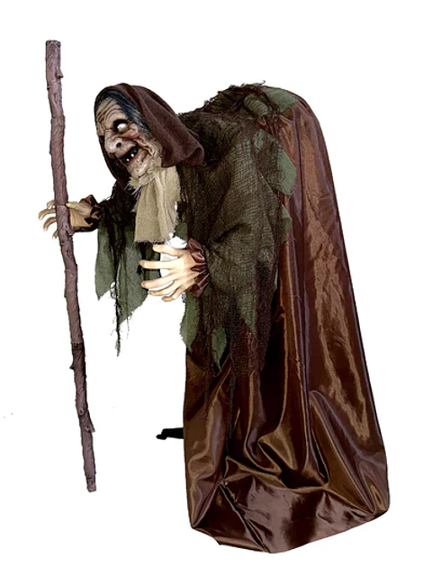 Viejita Con Joroba Animatronic 