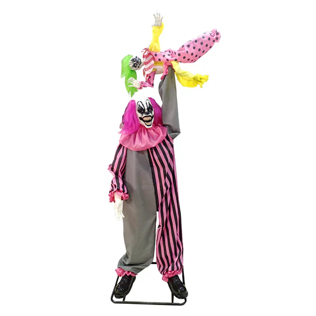 Payaso piruetas animatronics