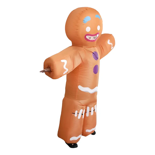 Traje Inflable Galleta de Jengibre - Adulto