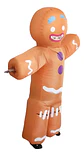 Disfraz Traje Inflable Galleta de Jengibre - Adulto - Miniatura 1