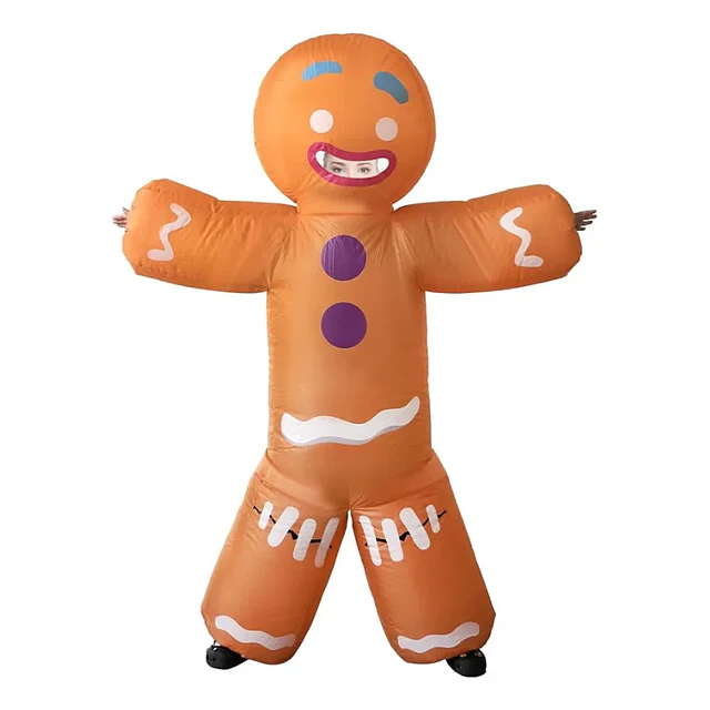 Traje Inflable Galleta de Jengibre - Adulto