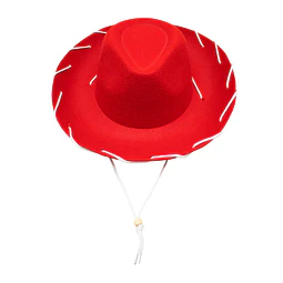 Gorro Entretenido Vaquerita Rojo Adulta