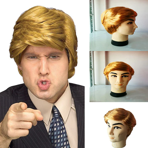 Peluca Rubia Donald Trump 