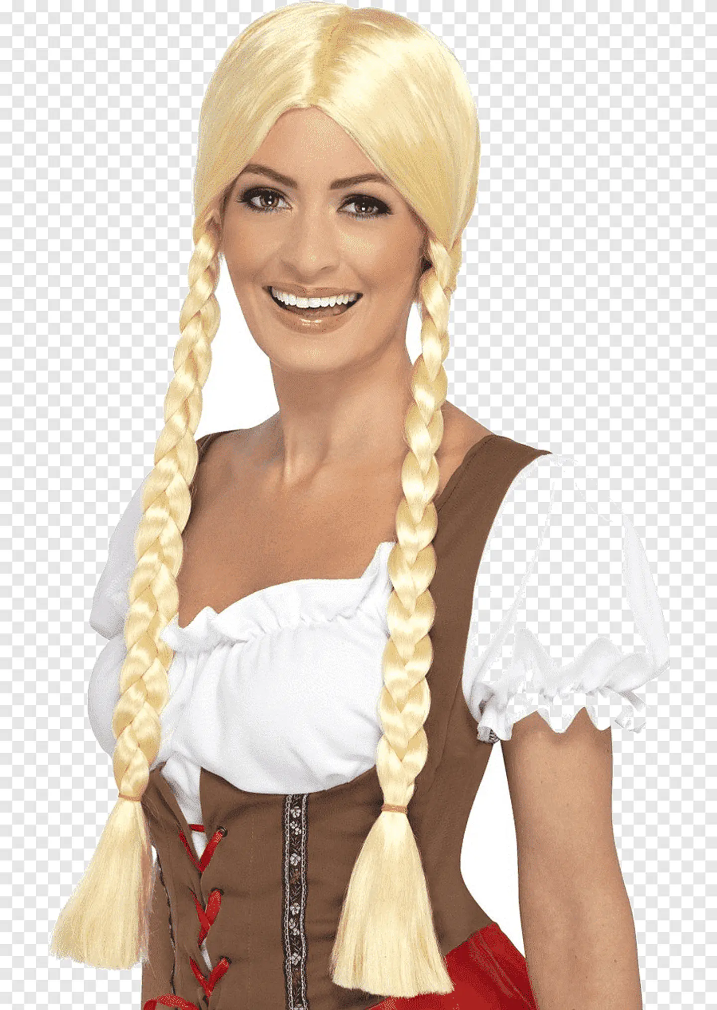 Peluca Rubia Trenzada 1