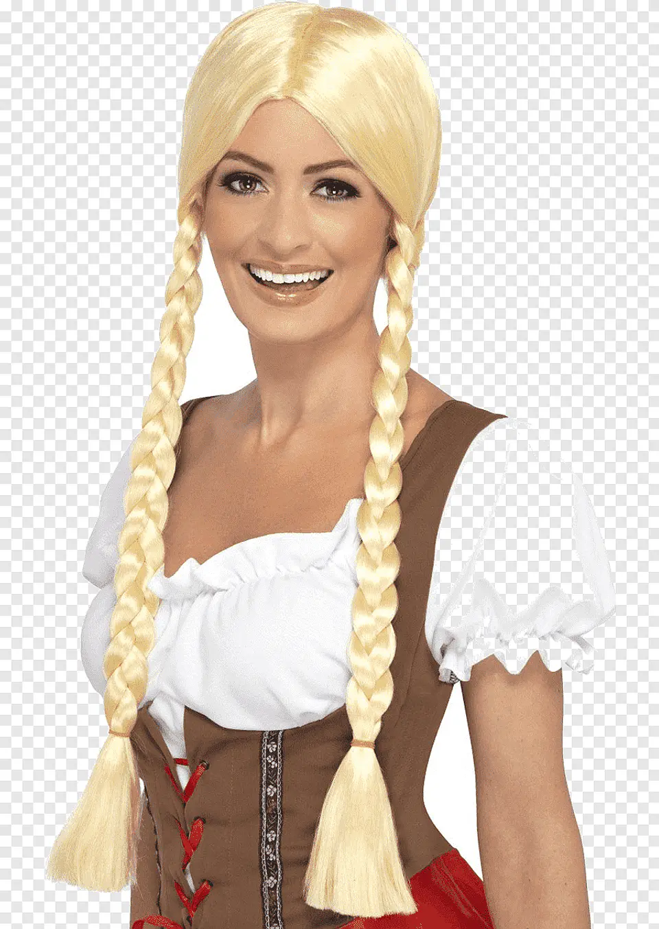 Peluca Rubia Trenzada 1