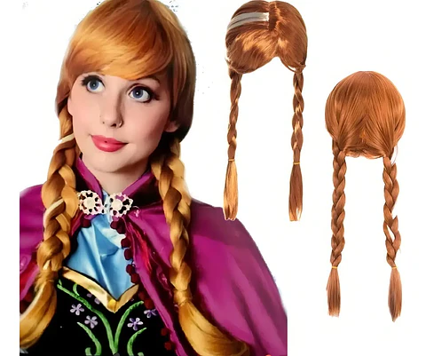 Peluca de Anna De Frozen