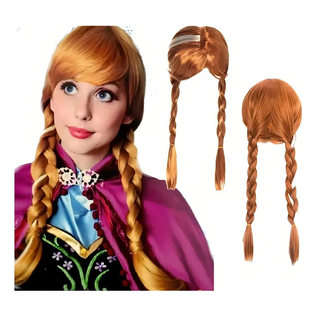Peluca de Anna De Frozen