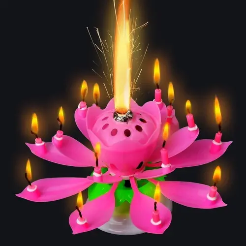 Vela Flor De Loto